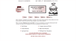 Desktop Screenshot of gillisscatering.com
